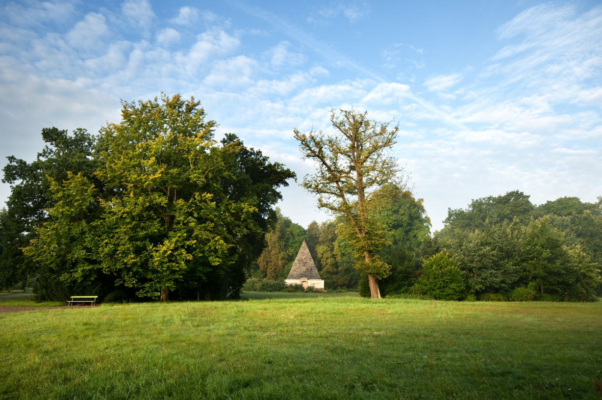 Neuer Garten Pyramide Foto von Leo Seidel für SPSG